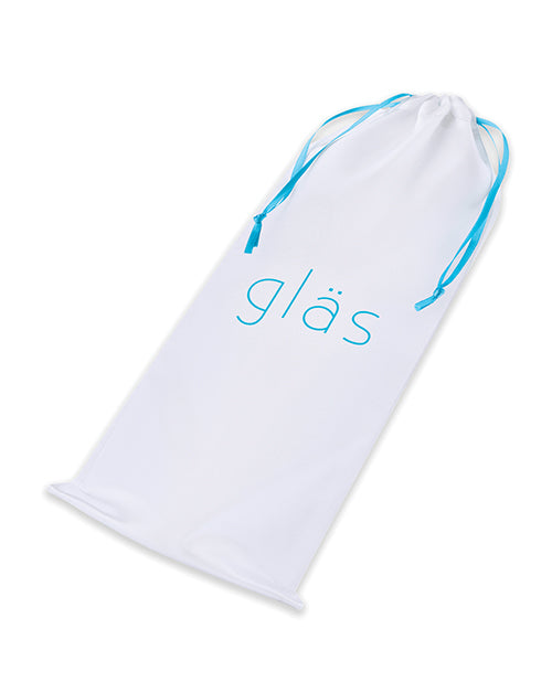 Glas 9" Classic Curved Dual Ended Dildo - Clear - LUST Depot