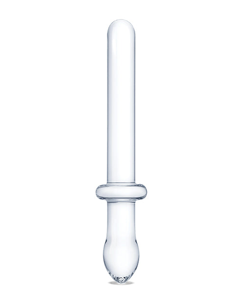 Glas 9.25" Classic Smooth Dual Ended Dildo - Clear - LUST Depot