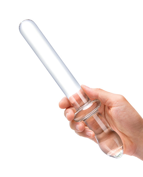 Glas 9.25" Classic Smooth Dual Ended Dildo - Clear - LUST Depot