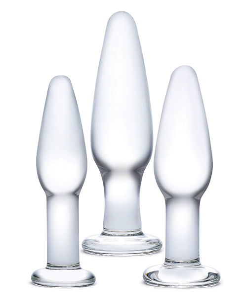 Glas 3 Pc Glass Anal Training Kit - LUST Depot