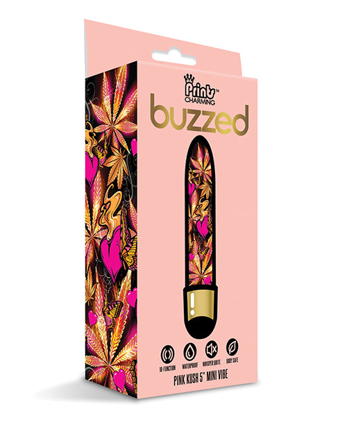 Buzzed 5" Mini Vibe - Pink Kush - LUST Depot