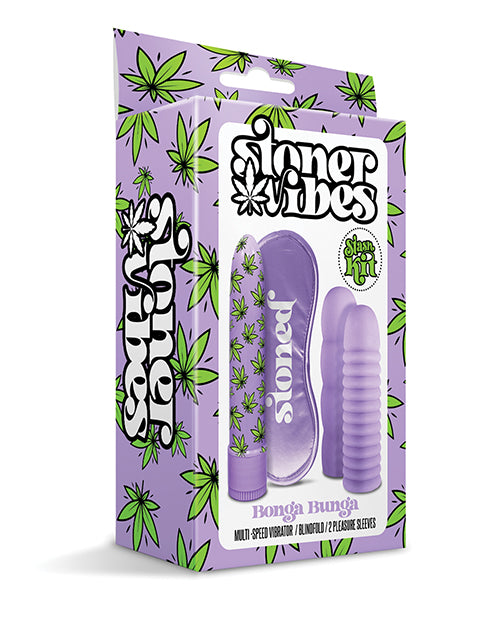 Stoner Vibes Bonga Bunga Stash Kit - Purple - LUST Depot