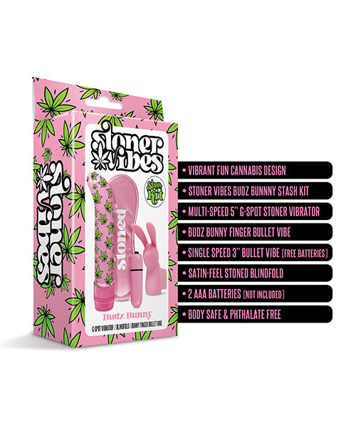 Stoner Vibes Budz Bunny Stash Kit - Pink - LUST Depot