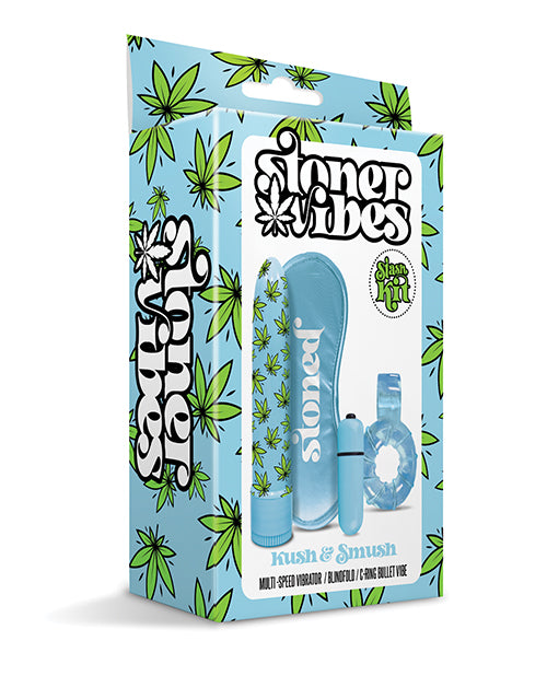 Stoner Vibes Kush & Smush Stash Kit - Blue - LUST Depot