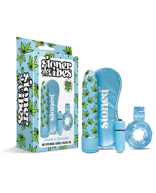 Stoner Vibes Kush & Smush Stash Kit - Blue - LUST Depot