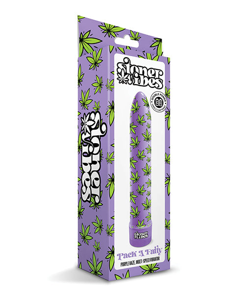 Stoner Vibes Pack A Fatty Multi Speed Vibrator - Purple Haze - LUST Depot