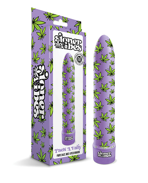 Stoner Vibes Pack A Fatty Multi Speed Vibrator - Purple Haze - LUST Depot