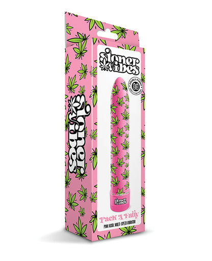 Stoner Vibes Pack A Fatty Multi Speed Vibrator - Pink Kush - LUST Depot