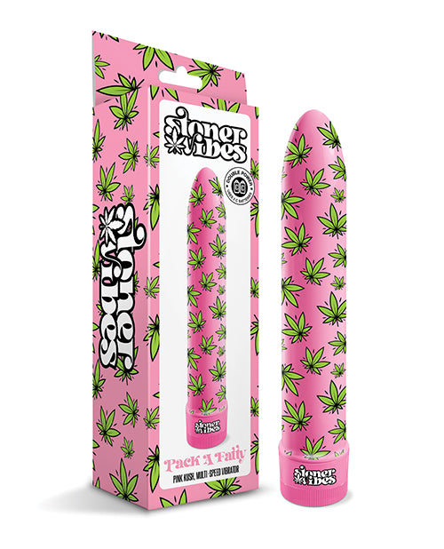 Stoner Vibes Pack A Fatty Multi Speed Vibrator - Pink Kush - LUST Depot