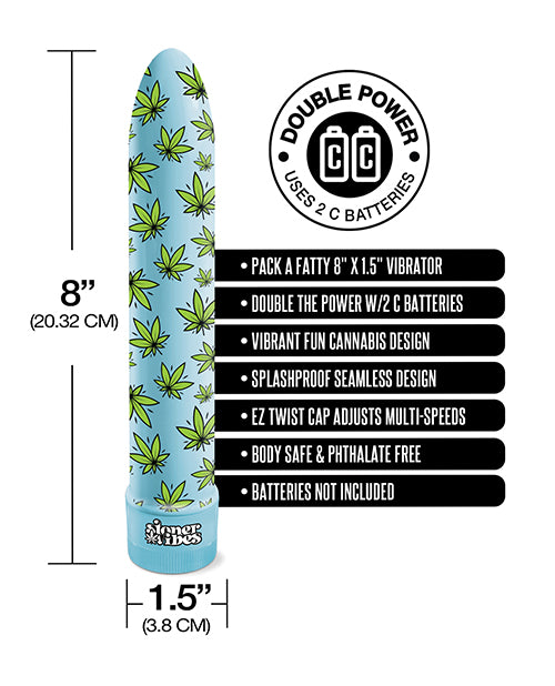 Stoner Vibes Pack A Fatty Multi Speed Vibrator - Blue Dream - LUST Depot