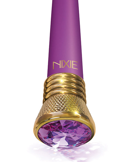 Nixie Mystic Wave Satin Bulb Vibe - 10 Function Amethyst - LUST Depot