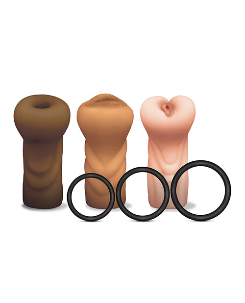 Mstr B8 Stroker Set W-c-rings - Assorted Pack Of 3 - LUST Depot