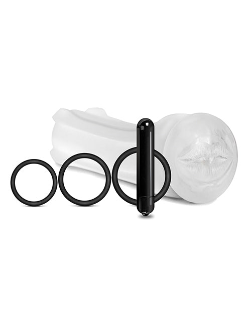 Mstr B8 Vibrating Mouth Ass Pack - Kit Of 5 Clear - LUST Depot