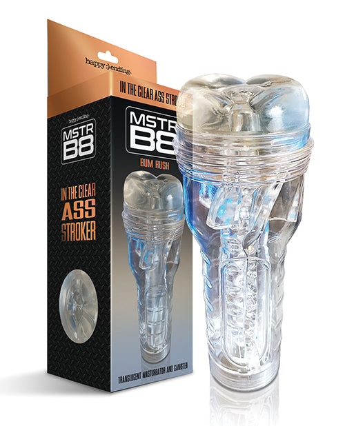 Mstr B8 In The Clear Anal Stroker - Clear - LUST Depot