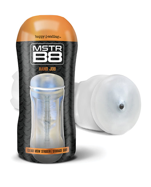 Mstr B8 Clear View Stroker - Clear - LUST Depot