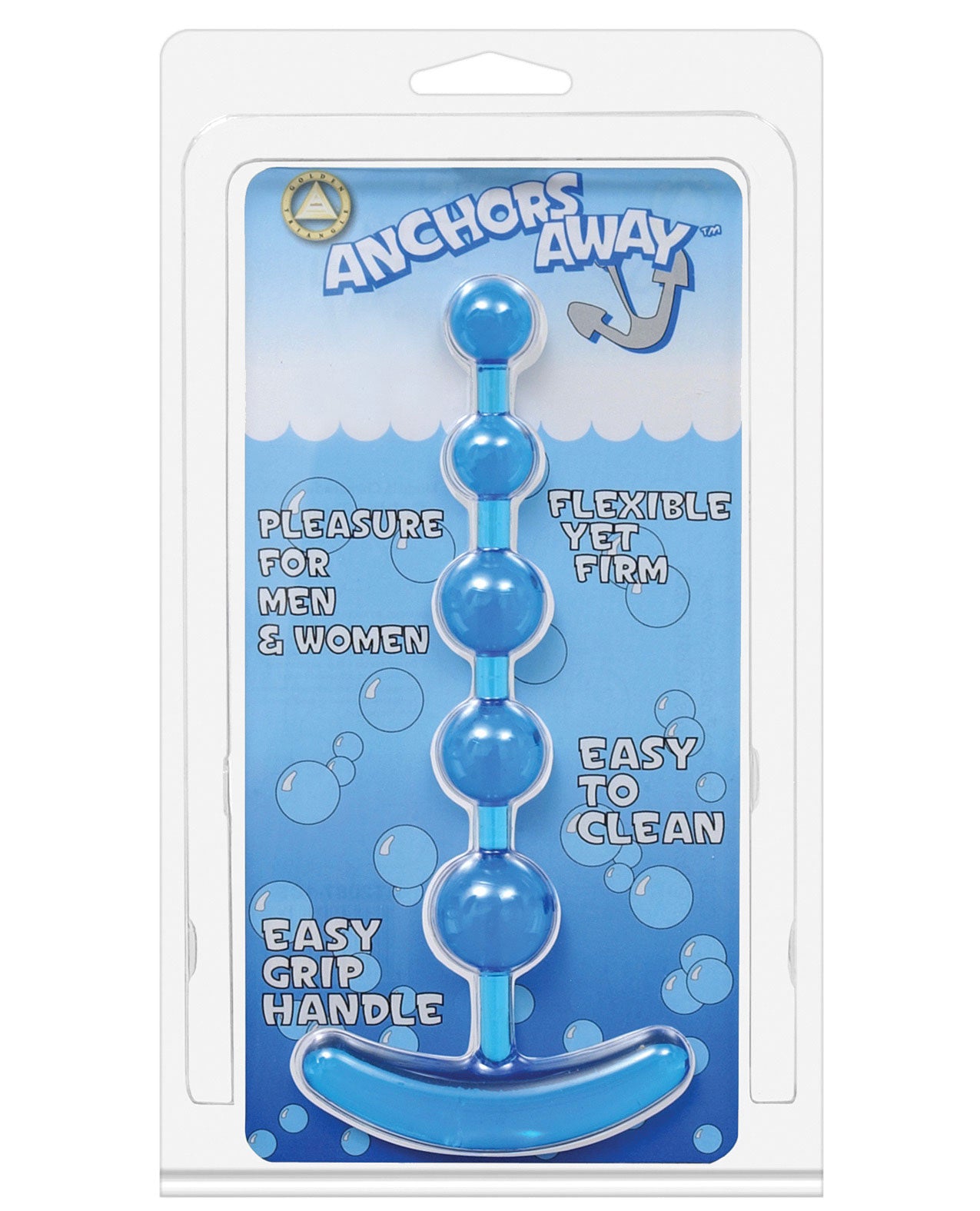 Anchor's Away Beaded Anal Plug - Blue - LUST Depot