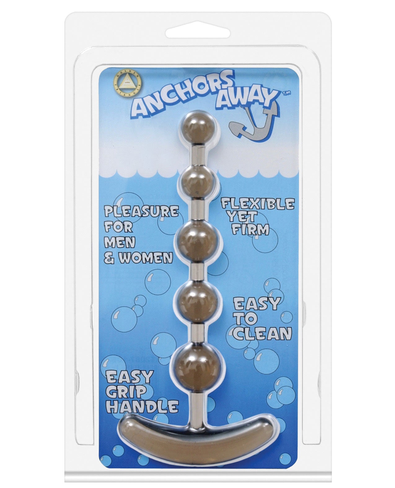 Anchor's Away Beaded Anal Plug - Black - LUST Depot