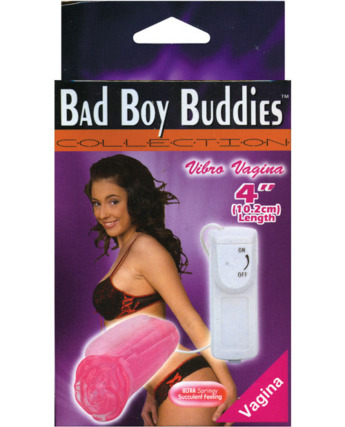 Bad Boy Buddies Vibrating Vagina - Pink - LUST Depot