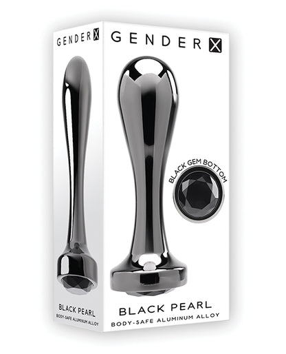 Gender X Black Pearl Plug - Black - LUST Depot