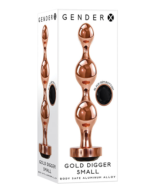 Gender X Gold Digger Small - Rose Gold-black - LUST Depot