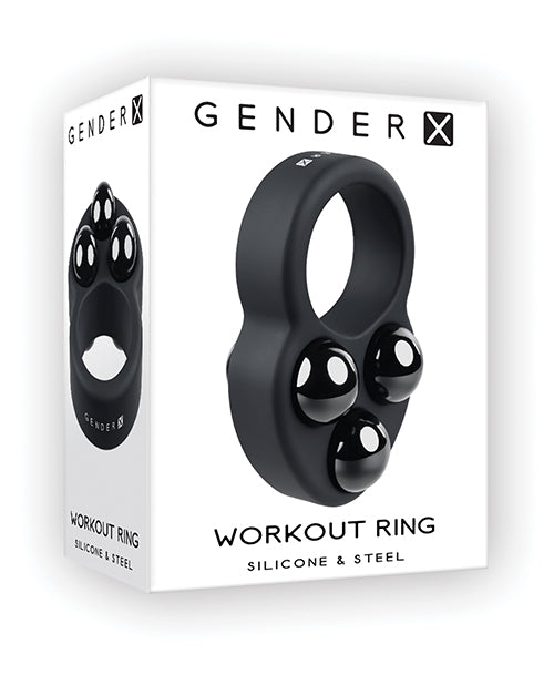 Gender X Workout Ring - Black - LUST Depot