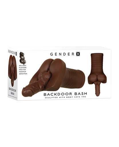 Gender X Backdoor Bash Stroker - Dark - LUST Depot