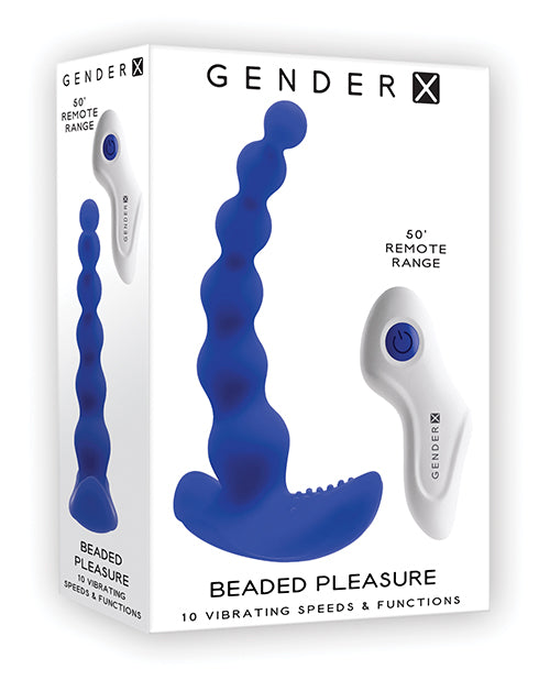 Gender X Beaded Pleasure - Blue - LUST Depot