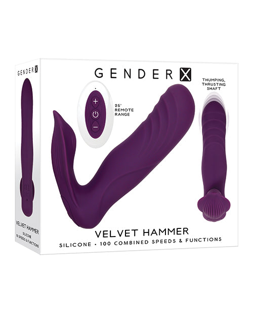 Gender X Velvet Hammer - Purple - LUST Depot