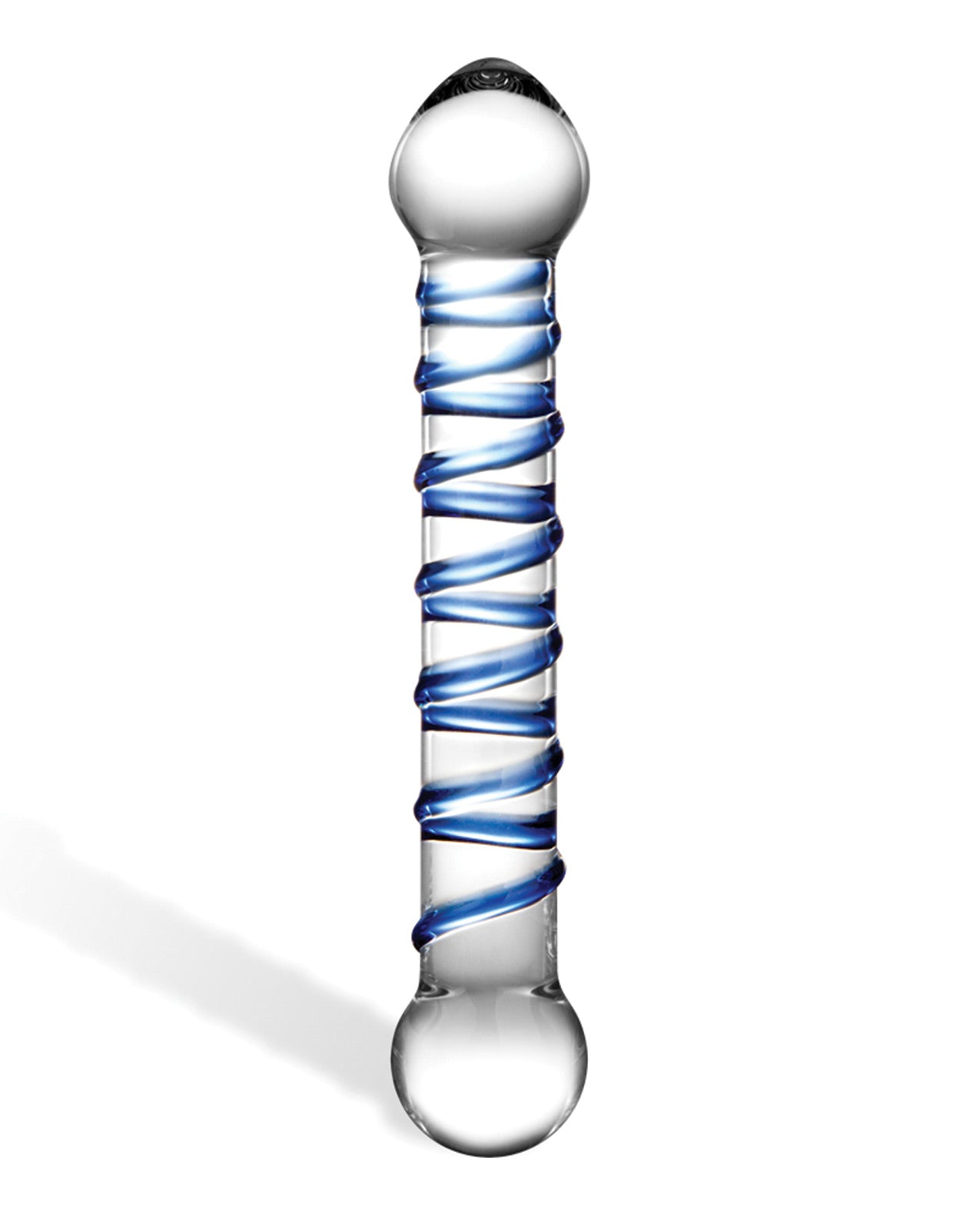 Glas 6.5" Spiral Dildo - LUST Depot