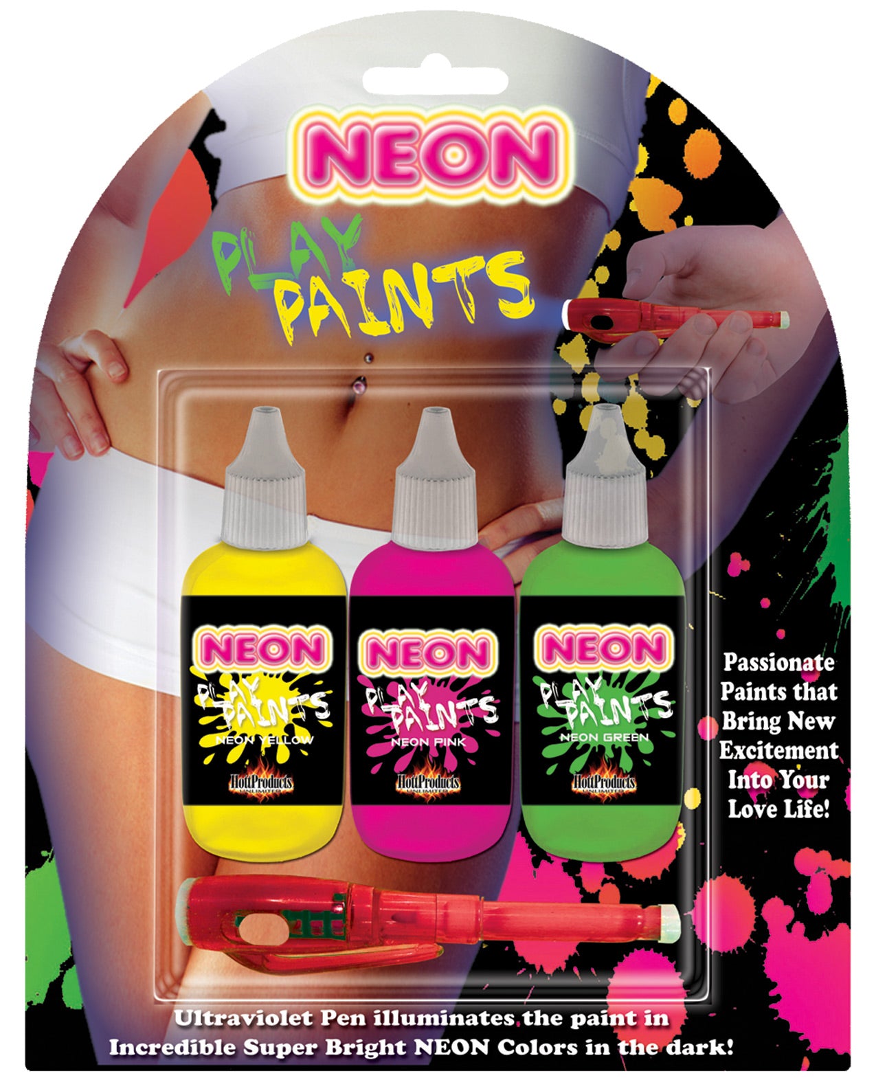 Neon Body Paints - 3 Pack - LUST Depot