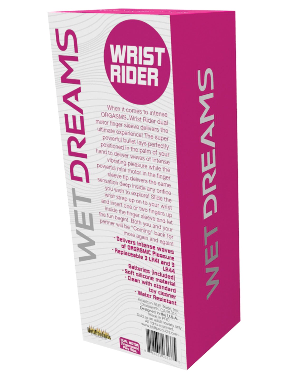 Wet Dreams Wrist Rider Finger Play Sleeve W- Wrist Strap - Blue - LUST Depot