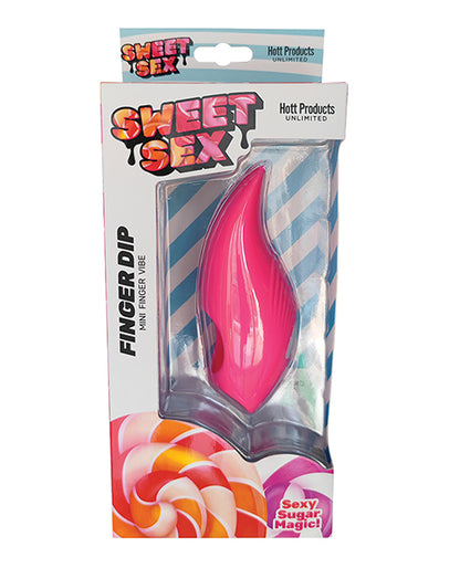 Sweet Sex Finger Dip Mini Finger Vibe - Magenta - LUST Depot