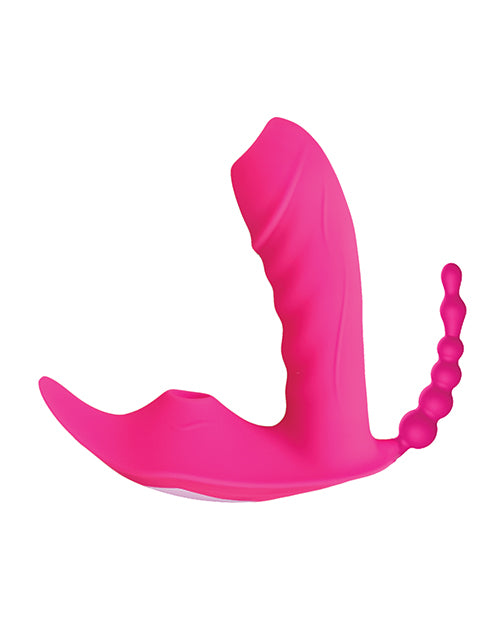 Sweet Sex Body Candy Multi Pleasure Vibe W-remote - Magenta - LUST Depot