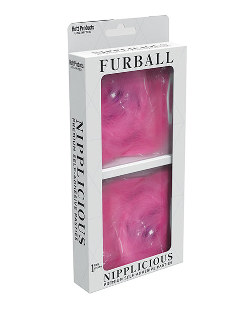 Nipplicious Furball Pasties - Pink - LUST Depot