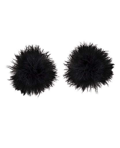 Nipplicious Furball Pasties - Black - LUST Depot