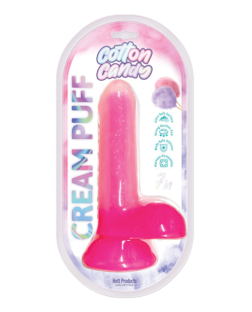 Cotton Candy Cream Puff 6" Dildo - Pink - LUST Depot