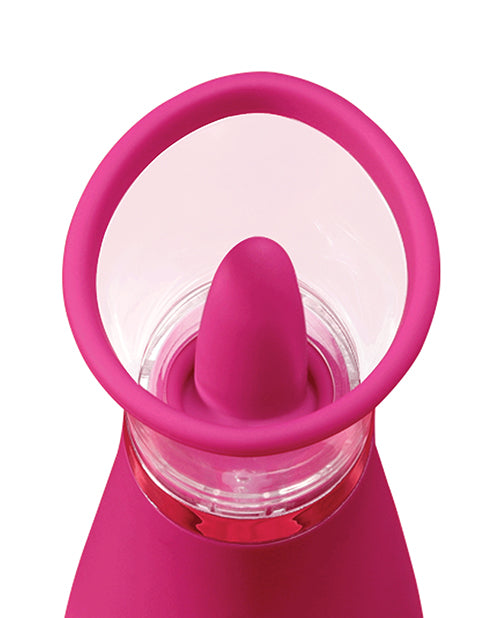 Scioness Sucking And Licking Clitoral Stimulator - Pink - LUST Depot