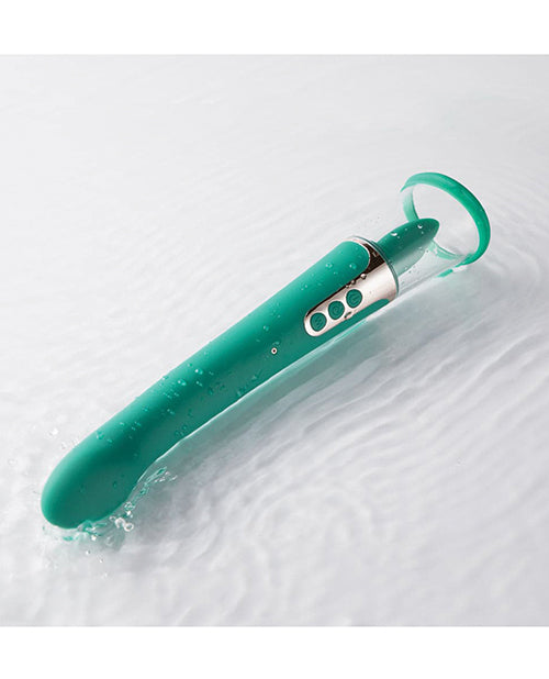 Succion Sucking G-spot Vibrator - 3 Function Green - LUST Depot