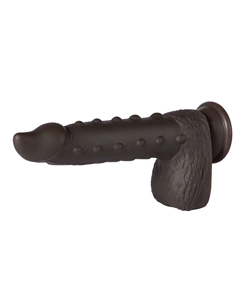 Alger 8" Thrusting Dildo - Black - LUST Depot