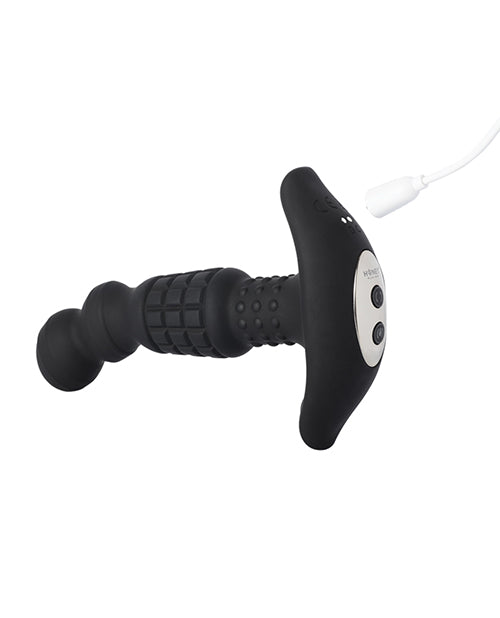 Pineapple Man Vibrating Prostate Massager - Black - LUST Depot