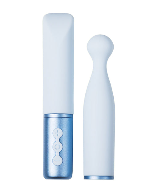 The Naughty Collection Interchangeable Heads Vibrator - Blu Bundle - LUST Depot