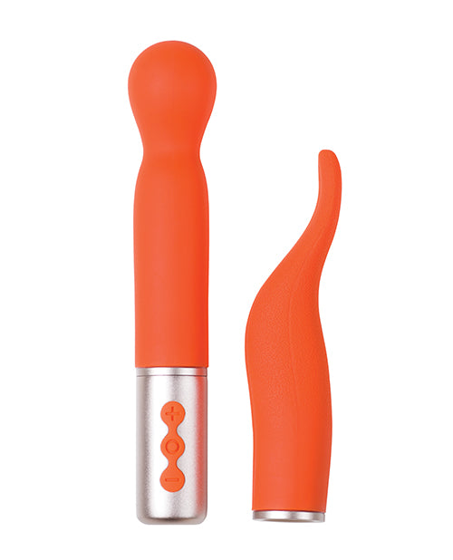 The Naughty Collection Interchangeable Heads Vibrator - Coral Bundle - LUST Depot