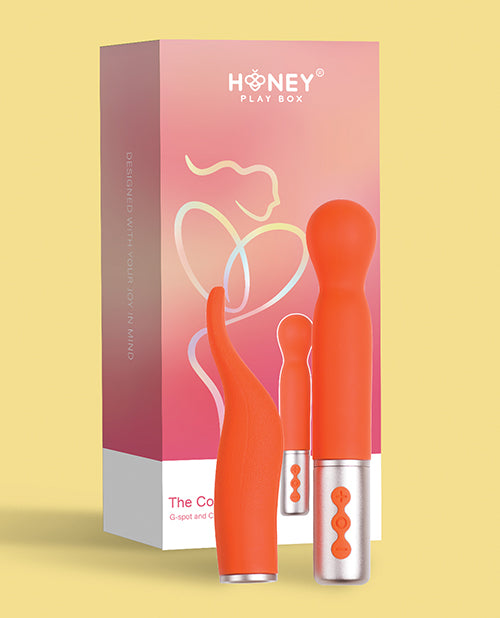 The Naughty Collection Interchangeable Heads Vibrator - Coral Bundle - LUST Depot