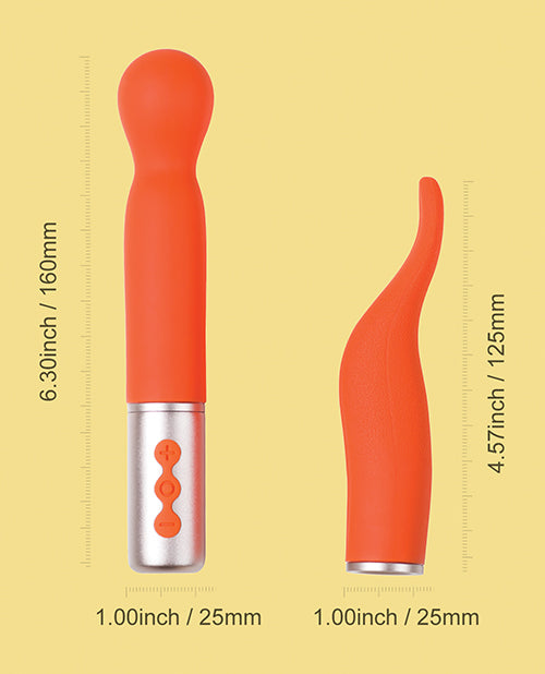 The Naughty Collection Interchangeable Heads Vibrator - Coral Bundle - LUST Depot