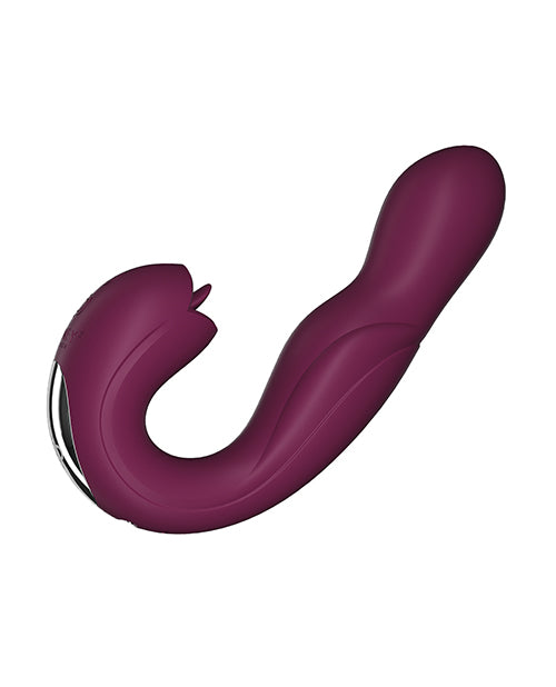 Joi Rotating Head G-spot Vibrator & Clit Licker - Purple - LUST Depot