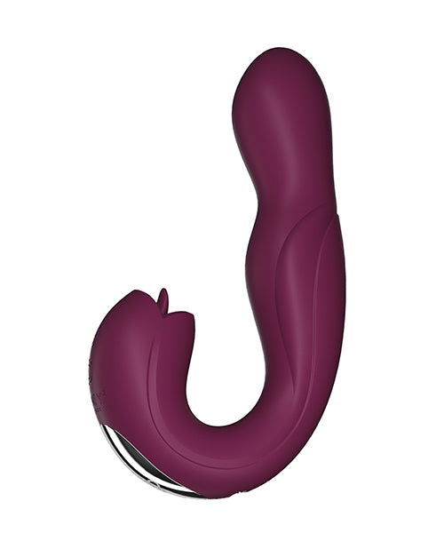 Joi Pro Rotating Head G-spot Vibrator & Clit Licker W/remote - Purple - LUST Depot