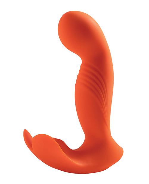 Crave 3 G-spot Vibrator With Rotating Massage Head & Clit Tickler - Orange - LUST Depot