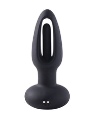 Taper Tapping Prostate Massager Butt Plug Anal Vibrator - Black