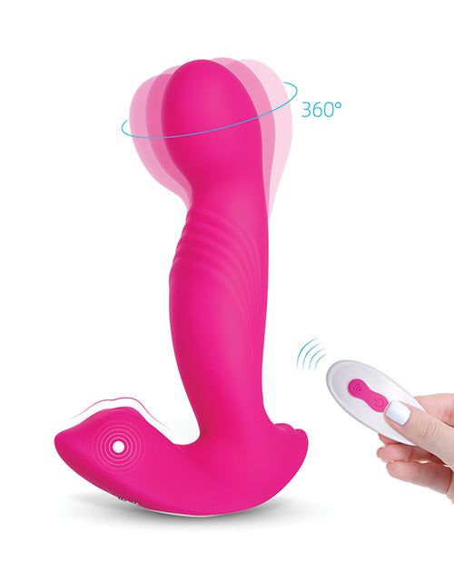 Crave G-spot Vibrator W-rotating Head - Pink - LUST Depot