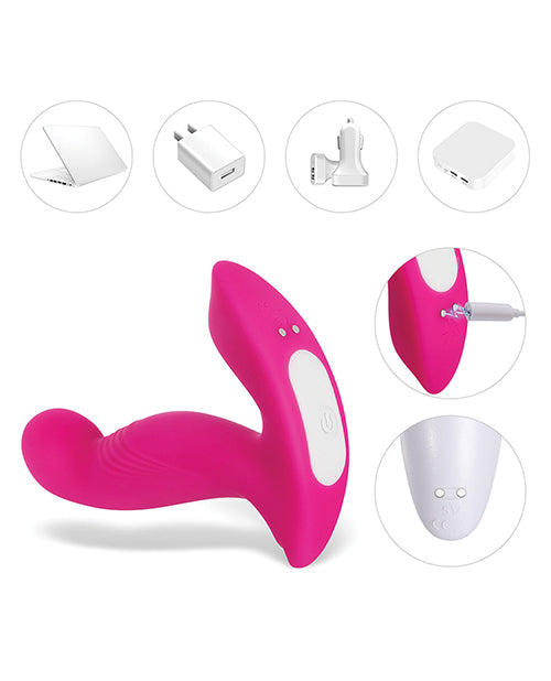 Crave G-spot Vibrator W-rotating Head - Pink - LUST Depot